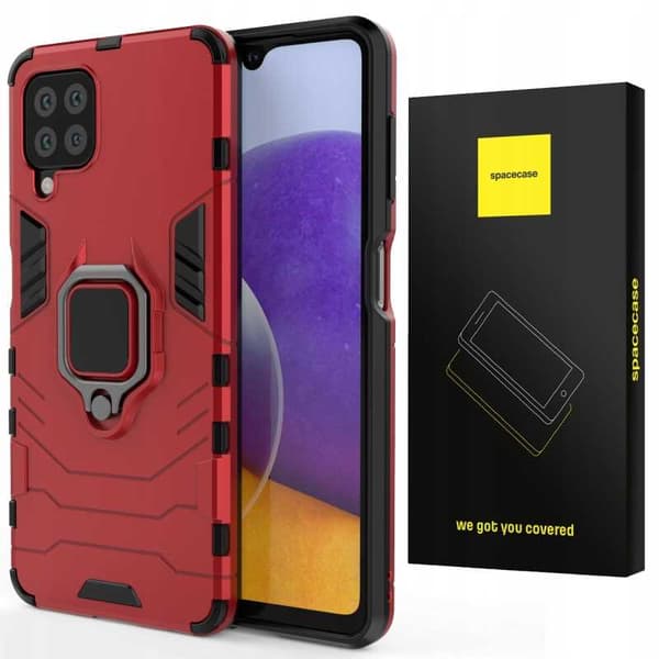 SC X-Ring Galaxy A22 / M22 4G czerwony