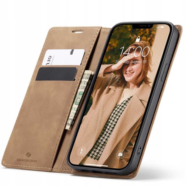 SC Wallet iPhone 13 Pro light brown