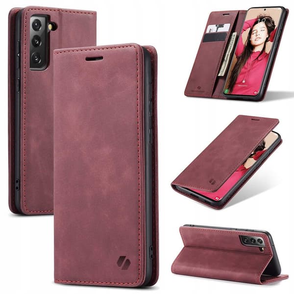SC Wallet Galaxy S21 FE red
