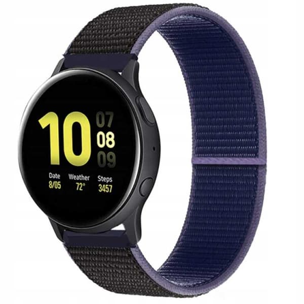 SC Nylon Strap 20mm midnight blue/black
