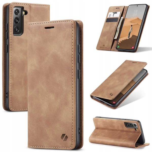 SC Wallet Galaxy S22 light brown