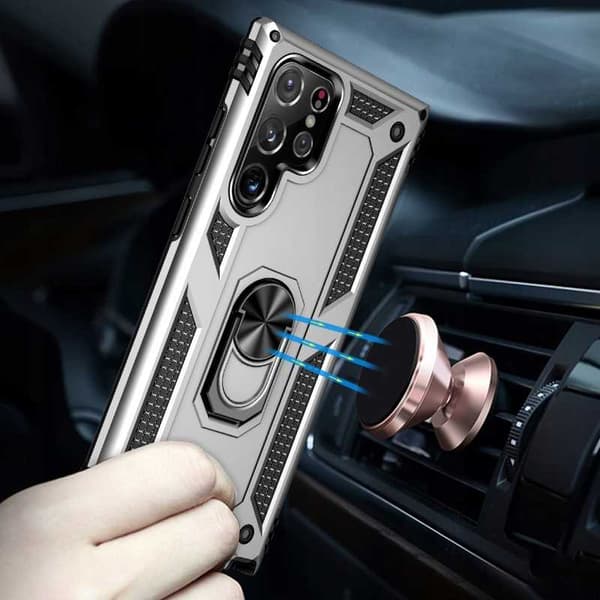 SC Ring NX Galaxy S22 Ultra srebrny