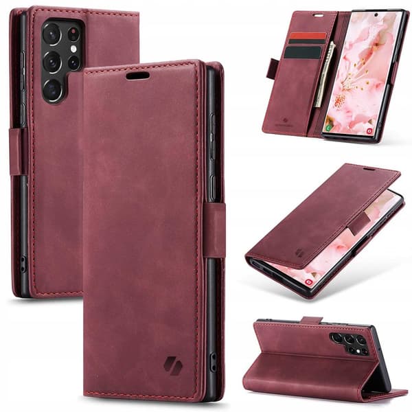 SC Wallet Galaxy S22 Ultra red