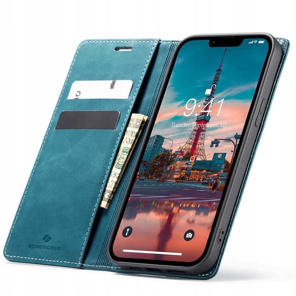 SC Wallet iPhone 14 Plus blue