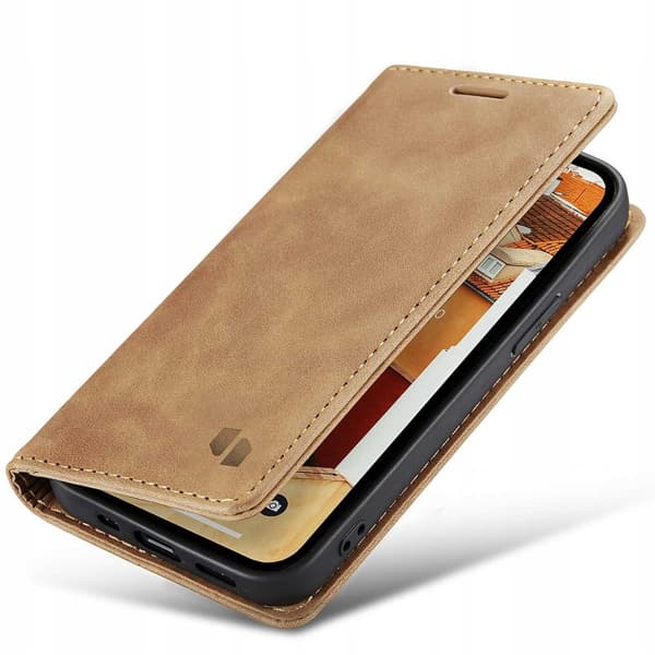 SC Wallet iPhone 14 Plus light brown