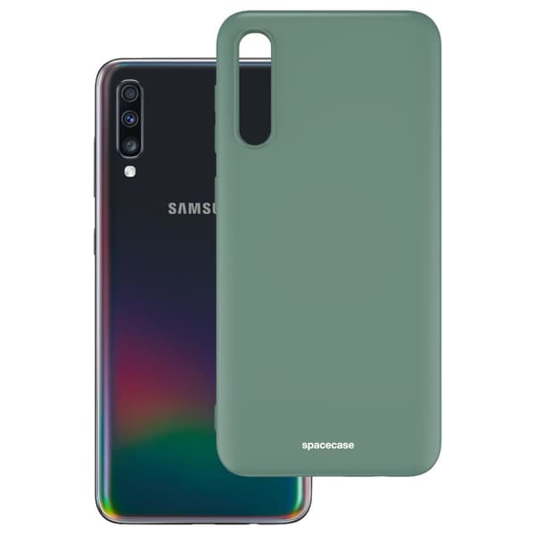 SC Silicone Case Galaxy A70 dark green