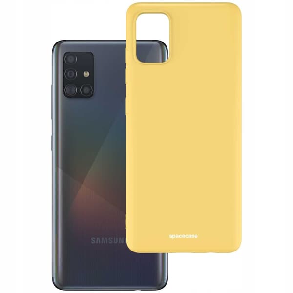 SC Silicone Case Galaxy A71 yellow