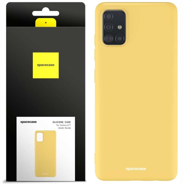 SC Silicone Case Galaxy A71 yellow