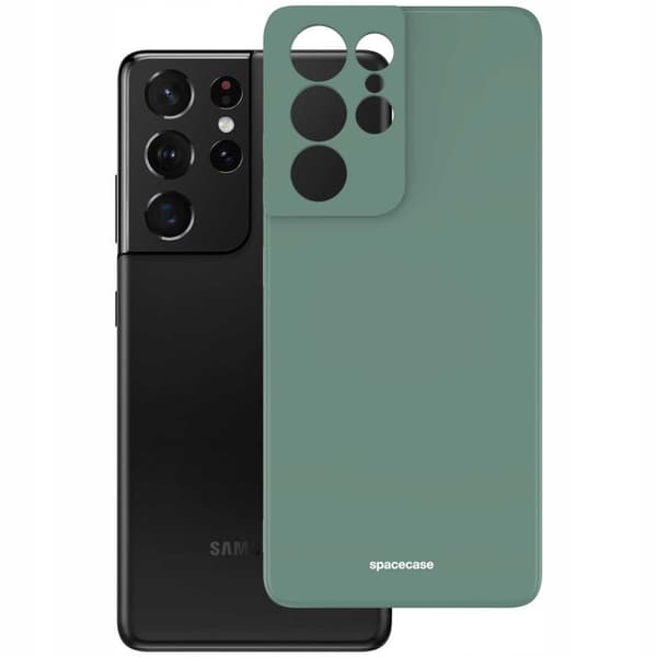 SC Silicone Case Galaxy S21 Ultra dark green