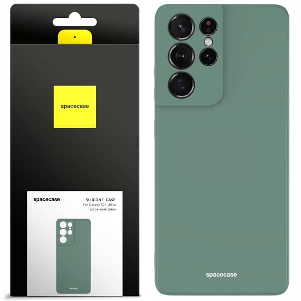 SC Silicone Case Galaxy S21 Ultra dark green
