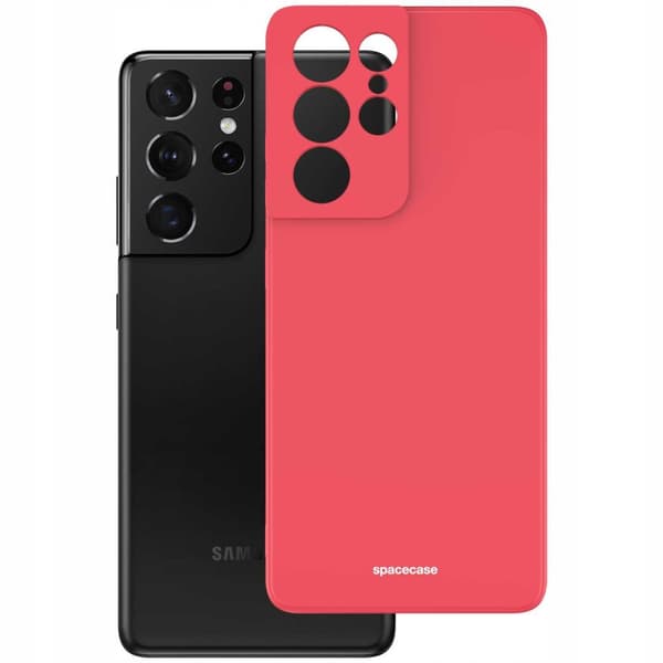 SC Silicone Case Galaxy S21 Ultra red