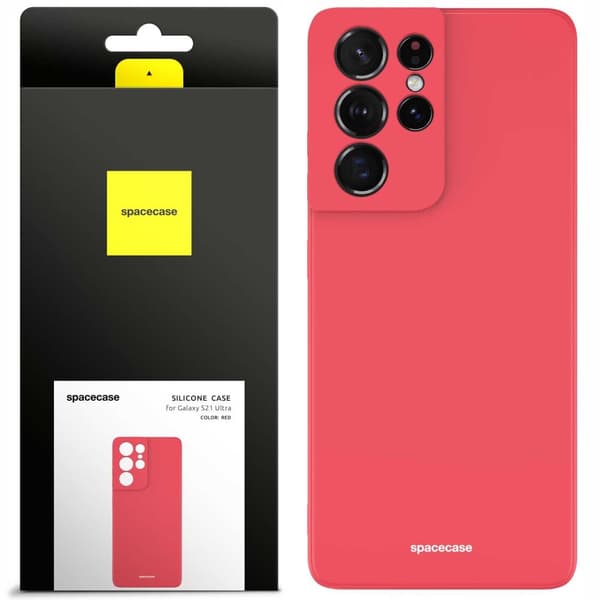 SC Silicone Case Galaxy S21 Ultra red