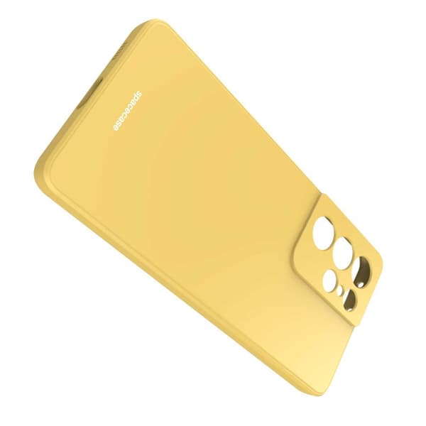 SC Silicone Case Galaxy S21 Ultra yellow