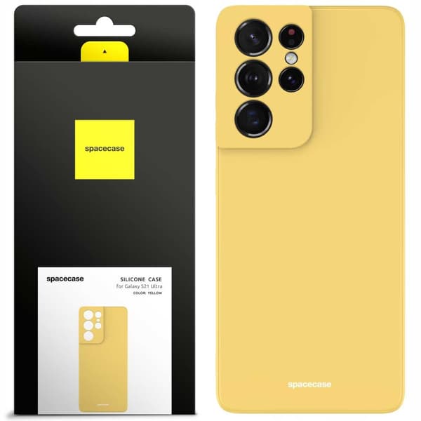 SC Silicone Case Galaxy S21 Ultra yellow