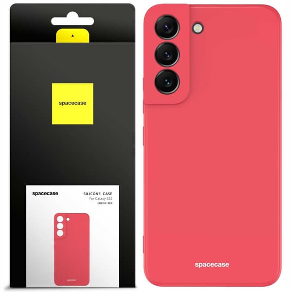 SC Silicone Case Galaxy S22 red