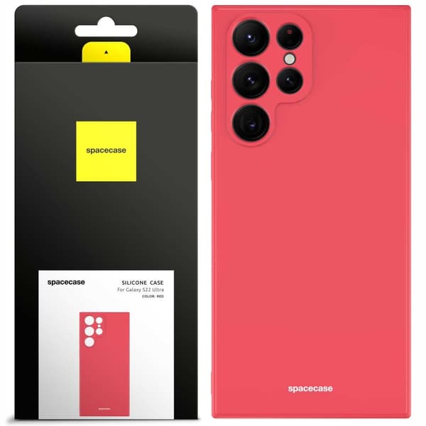 SC Silicone Case Galaxy S22 Ultra red