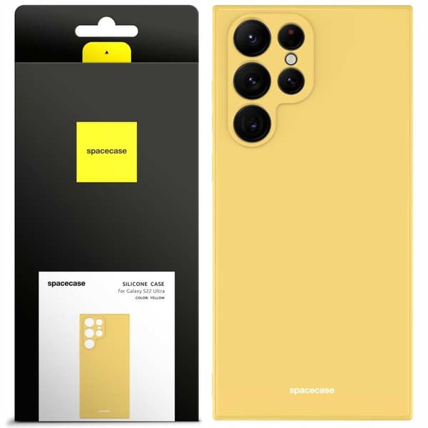 SC Silicone Case Galaxy S22 Ultra yellow