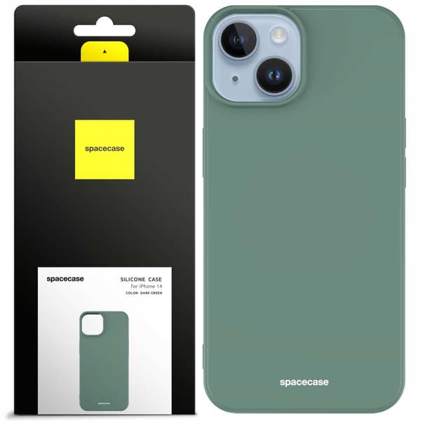 SC Silicone Case iPhone 14 dark green