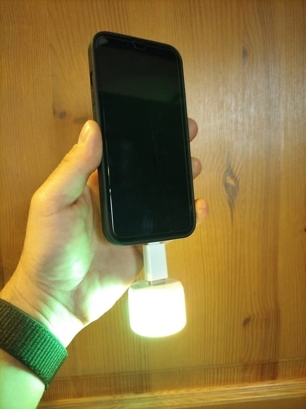 RGB LED LAMPE Regnbue USB Android MIKRO Telefon