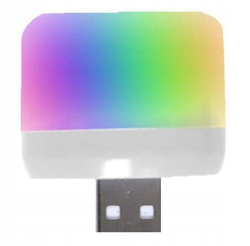 RGB LED LAMPE Rainbow USB til TELEFON TABLET