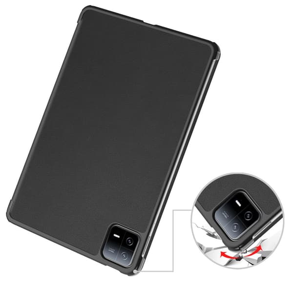 Bizon Tab Croc -kotelo Xiaomi Pad 6 / Pad 6 Prolle, musta