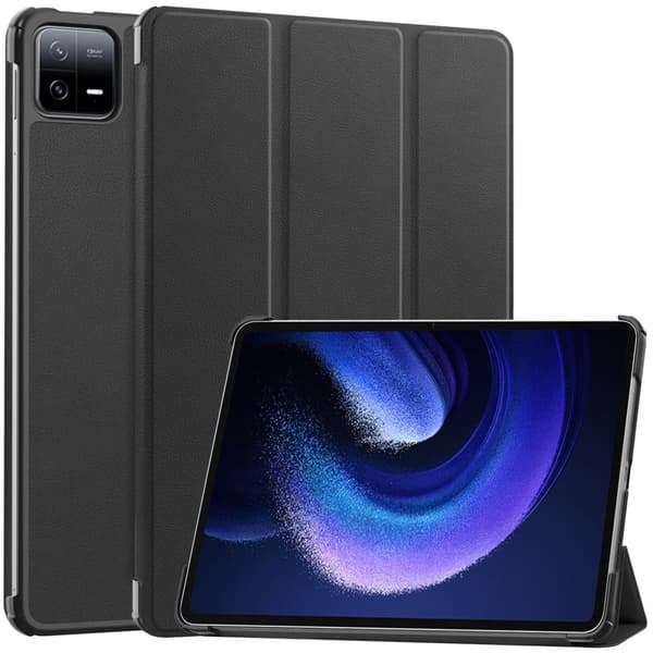 Bizon Tab Croc -kotelo Xiaomi Pad 6 / Pad 6 Prolle, musta