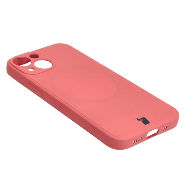 Bizon Silikone Magnetisk Sq Cover til iPhone 13 Mini, dirty pink