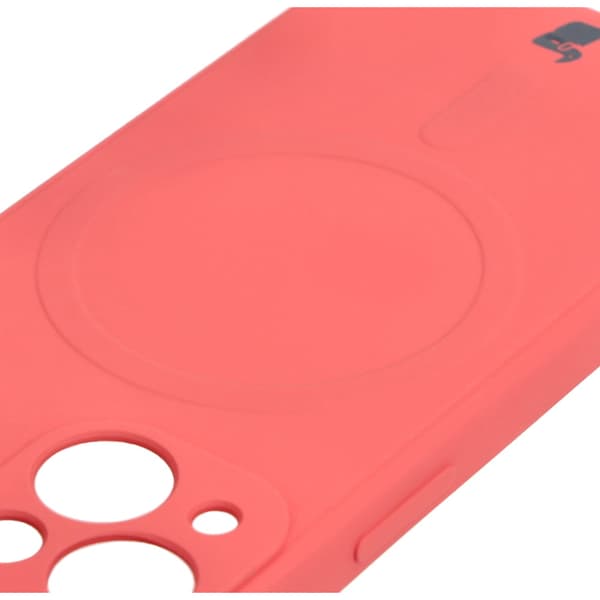 Bizon Silikone Magnetisk Sq Cover til iPhone 13 Mini, dirty pink