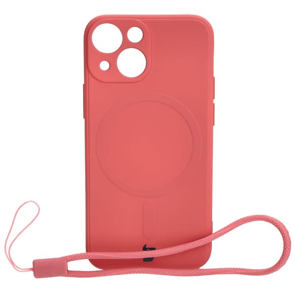 Bizon Silikone Magnetisk Sq Cover til iPhone 13 Mini, dirty pink