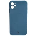 Miniatyrbillede 2 af 5: Bizon silikone-cover magnetisk til iPhone 11, marineblå