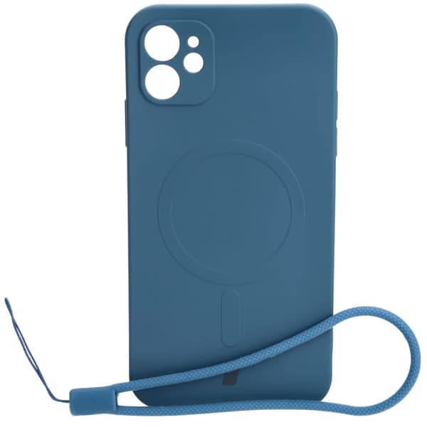 Bizon silikone-cover magnetisk til iPhone 11, marineblå