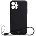 Pikkukuva 1 / 5: Bizon Magneettinen Silicone Case iPhone 12 Prolle, Musta