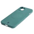 Miniatyrbillede 3 af 5: Bizon silikone-cover magnetisk til iPhone 13, mørkegrøn