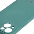 Miniatyrbillede 5 af 5: Bizon silikone-cover magnetisk til iPhone 13, mørkegrøn