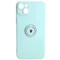 Miniatyrbillede 2 af 4: Bizon Silikone-etui Ring Sq til iPhone 15 Plus, turkis