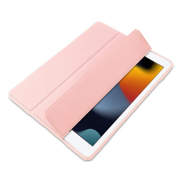 Bizon Cover Tab Clear Matt til iPad 9 10.2 2021 / iPad 8 2020 / iPad 10.2 2019, lyserød