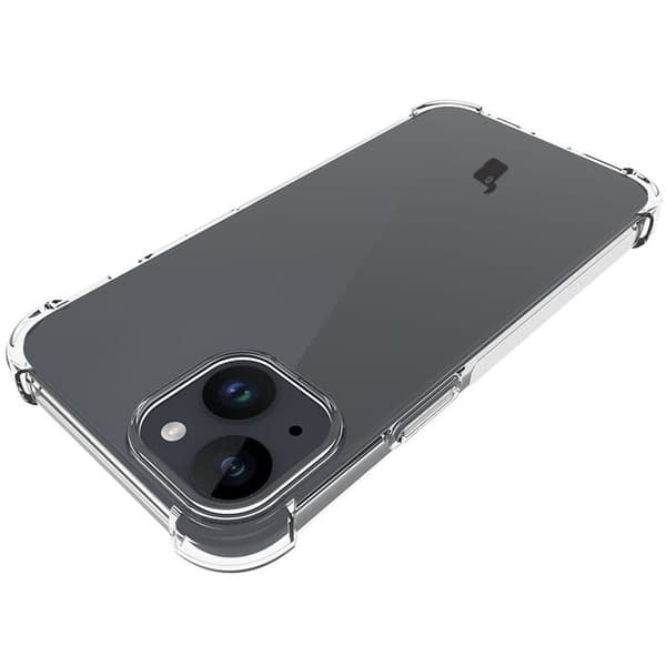 Suojakuori +2 lasia + linssi Bizon Case Clear Pack iPhone 15:lle, läpinäkyvä