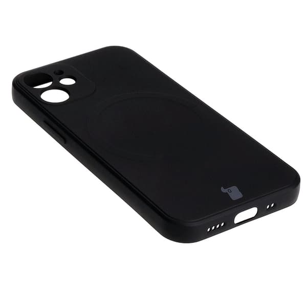 Bizon silikonikuori iPhone 12 Minille, musta