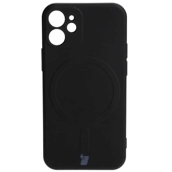 Bizon silikonikuori iPhone 12 Minille, musta