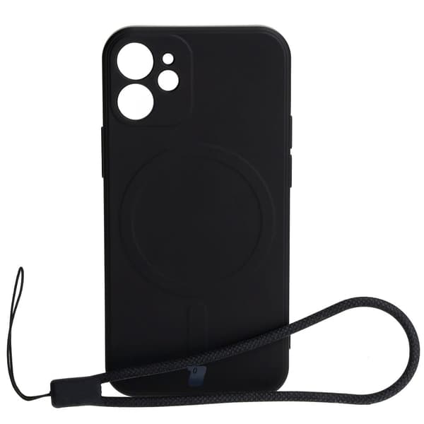 Bizon silikonikuori iPhone 12 Minille, musta