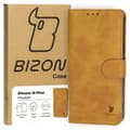 Miniatyrbillede 1 af 4: Bizon-etui med lomme til iPhone 15 Plus, brun