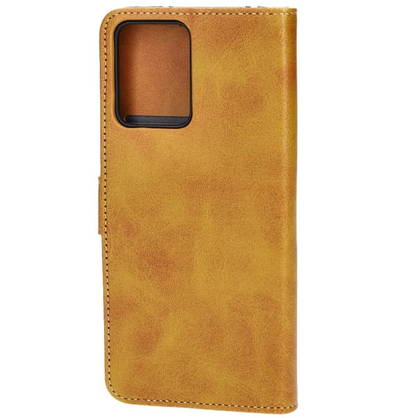 Bizon Case Pocket Flipfodral för Xiaomi Redmi Note 12 5G / Xiaomi Poco X5, Brun