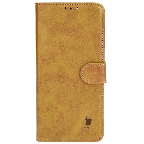 Bizon Case Pocket Flipfodral för Xiaomi Redmi Note 12 5G / Xiaomi Poco X5, Brun