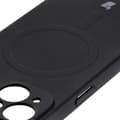 Miniatyrbillede 5 af 5: Bizon silikone-cover med magnetisk design til iPhone 15, sort