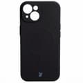 Miniatyrbillede 2 af 5: Bizon silikone-cover med magnetisk design til iPhone 15, sort