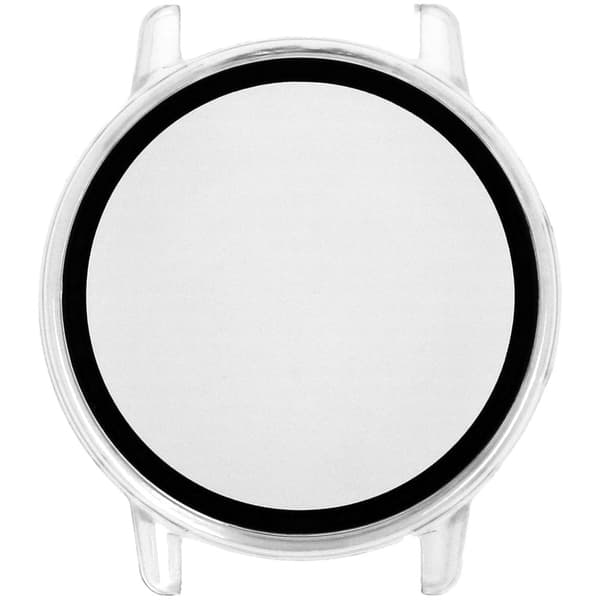 Bizon-kotelo+lasikello Garmin Vivoactive 5:lle, läpinäkyvä