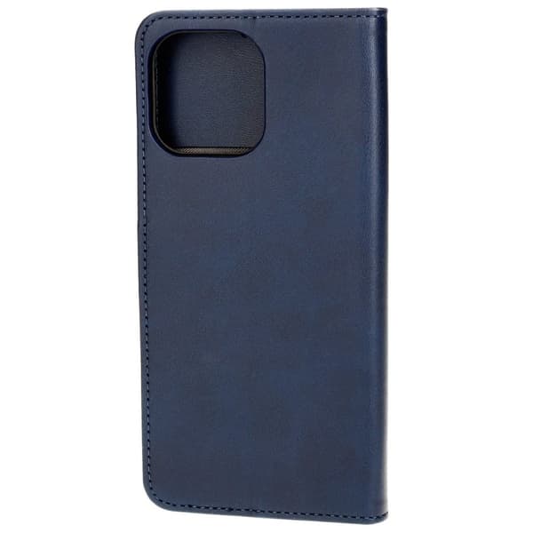 Bizon-kotelo taskulla iPhone 14 Pro Maxille, tummansininen
