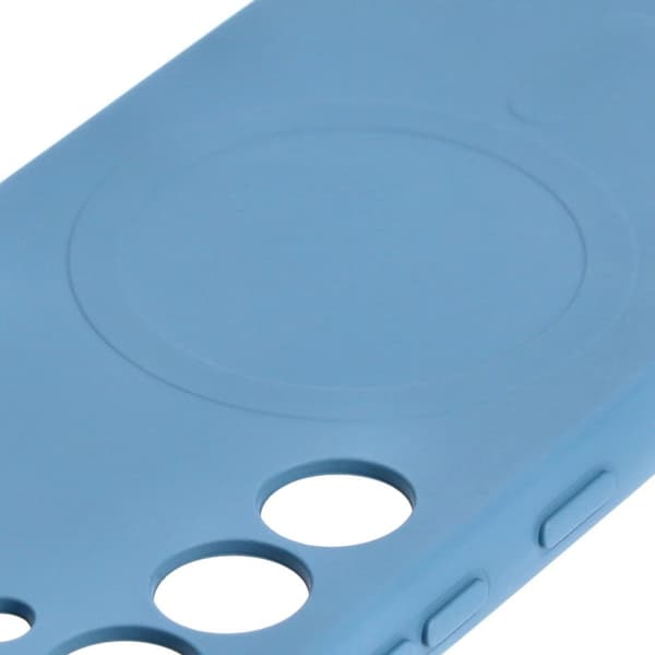 Bizon silikone-cover med magnetisk design til Galaxy S23, marineblå