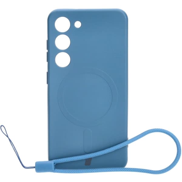 Bizon silikone-cover med magnetisk design til Galaxy S23, marineblå