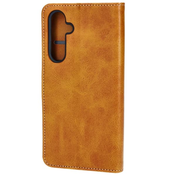 Bizon-etui med lomme til Galaxy S23 FE, brun